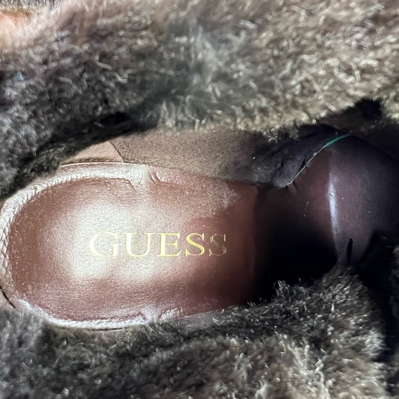 Guess Ivorie Brown Booties Size 6 - Picture 11 of 16